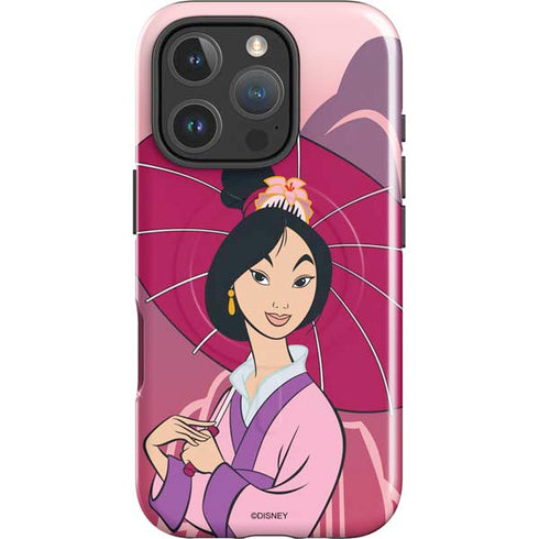 Disney Mulan with Umbrella iPhone 16 Pro Magsafe Impact Case